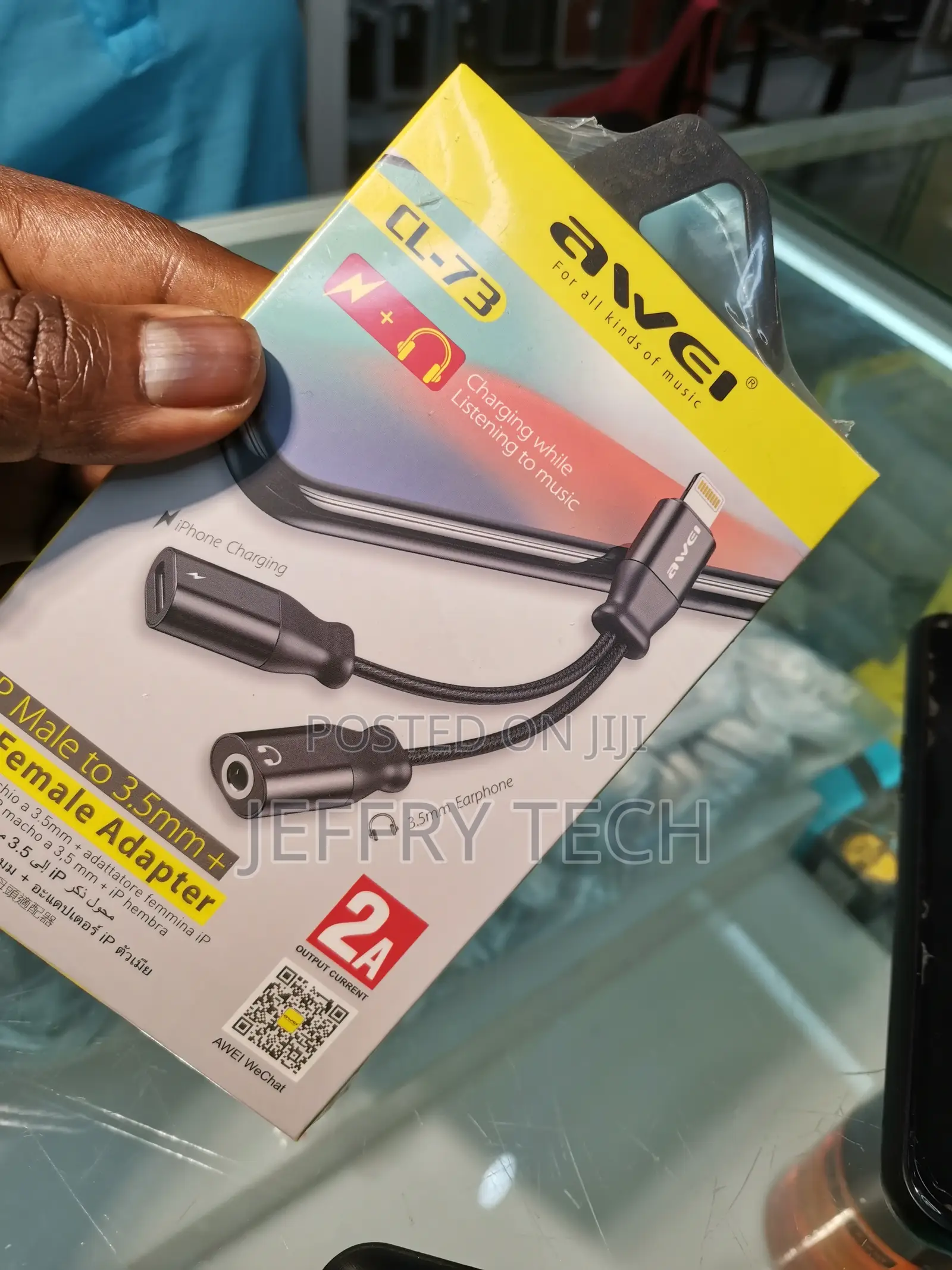 Awei CL-73 Lightning Cable to 3.5mm Connector Jack