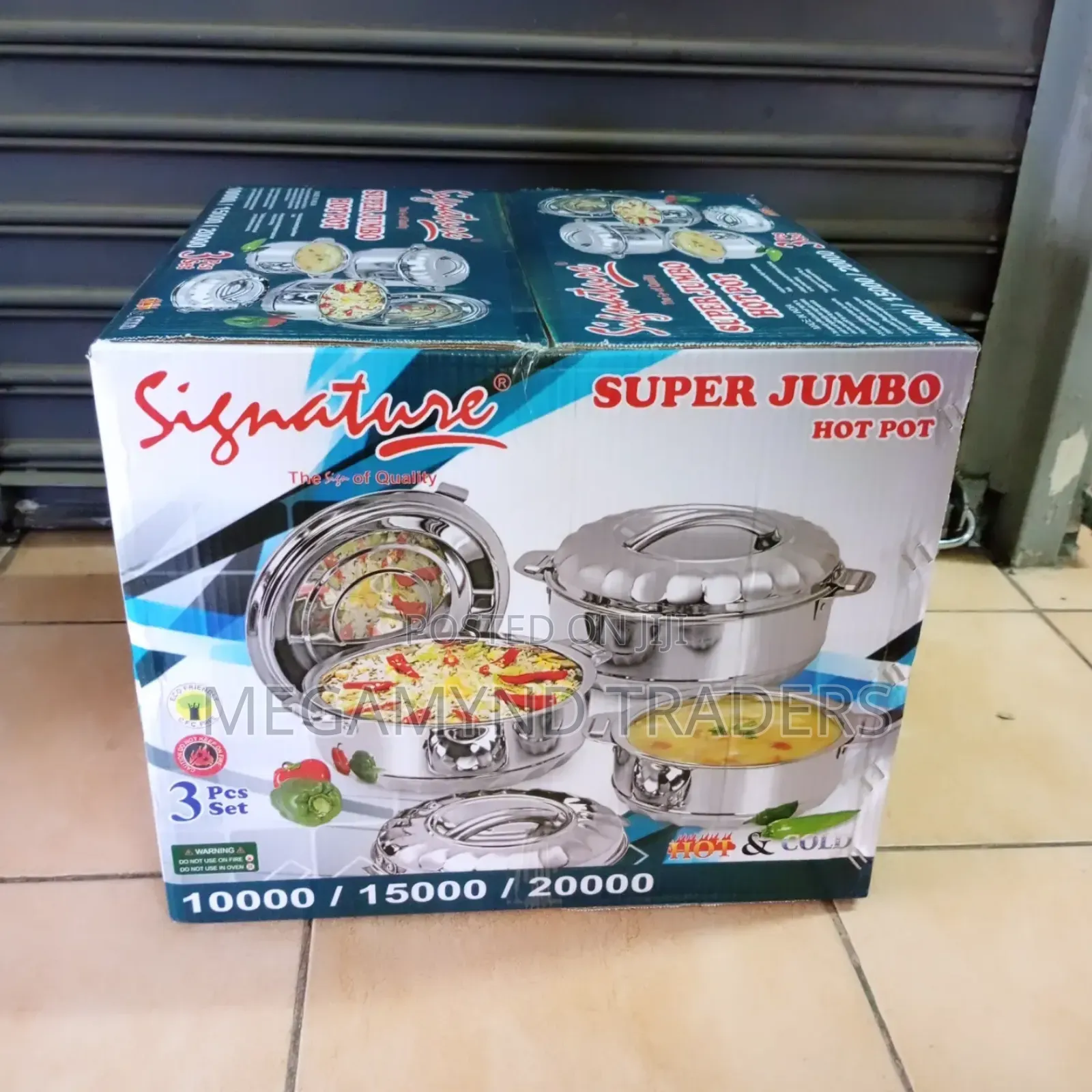 Signature Hotpot / 3pc Stainless Steel Hotpot 10L,15L, 20L