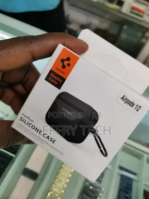 Spigen Rugged Armor Silicone Case Cover for Airpods 1/2/3/Pr