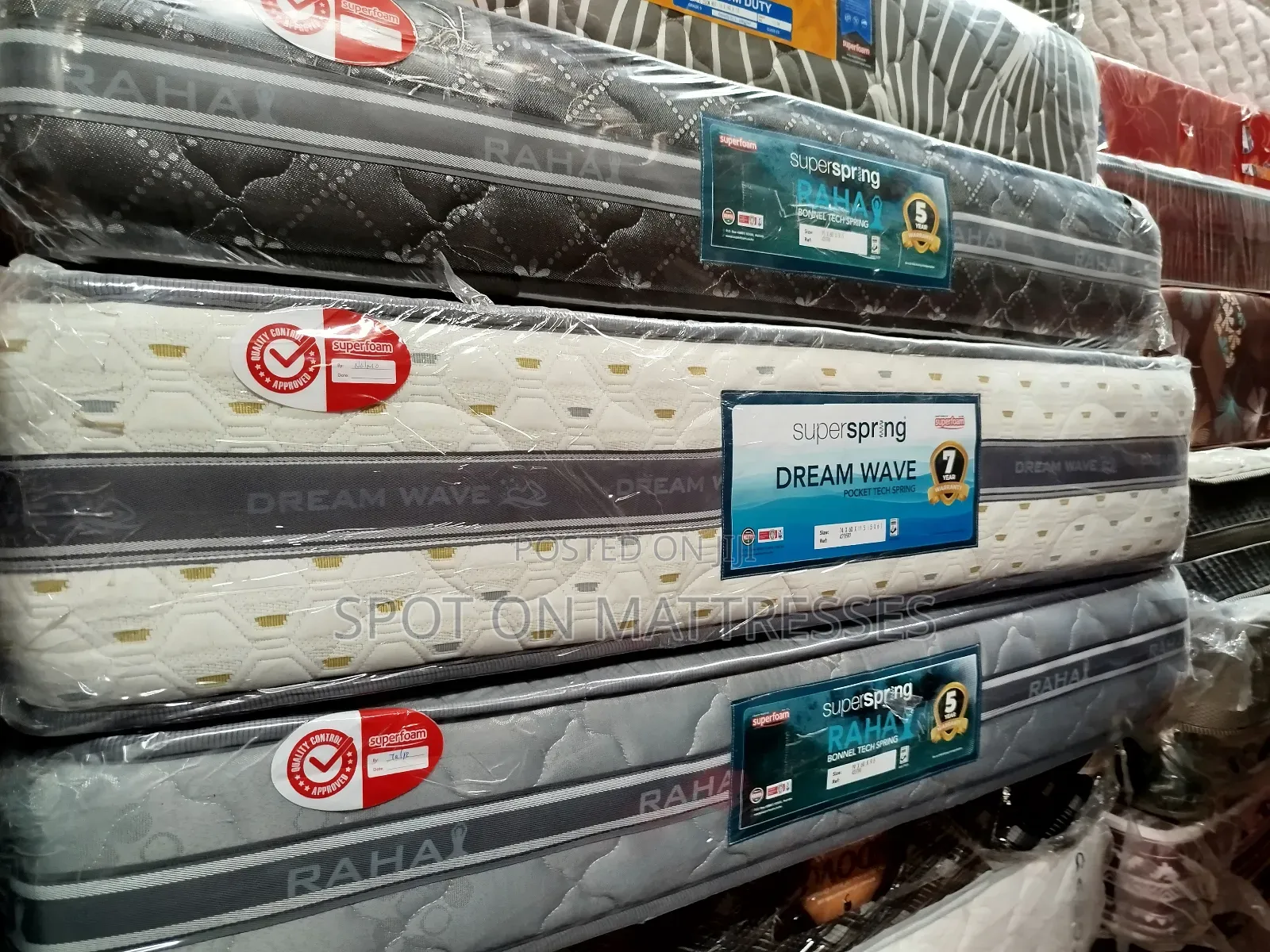 5by6 10inch Bonnel Spring Mattresses {5years Warranty }