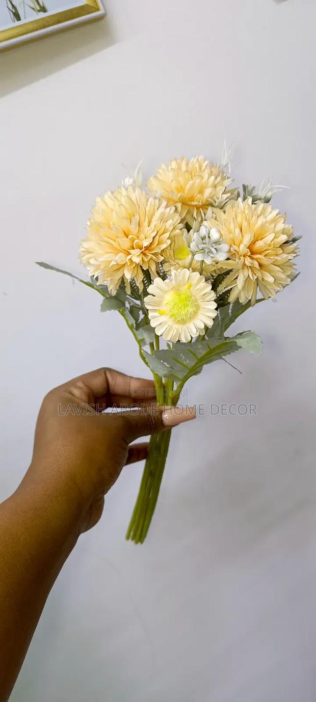 Artificial Dandelion Flowers Peach Color - main view