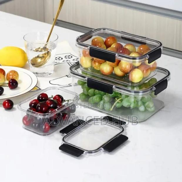 3pc Airtight Acrylic Storage Containers - thumbnail 6