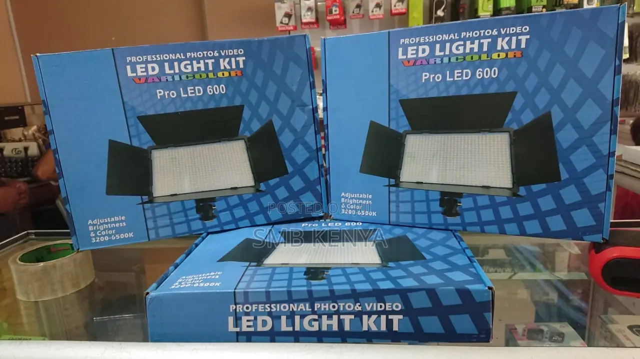 Pro Led 600 Photo And Video Led Light Kit