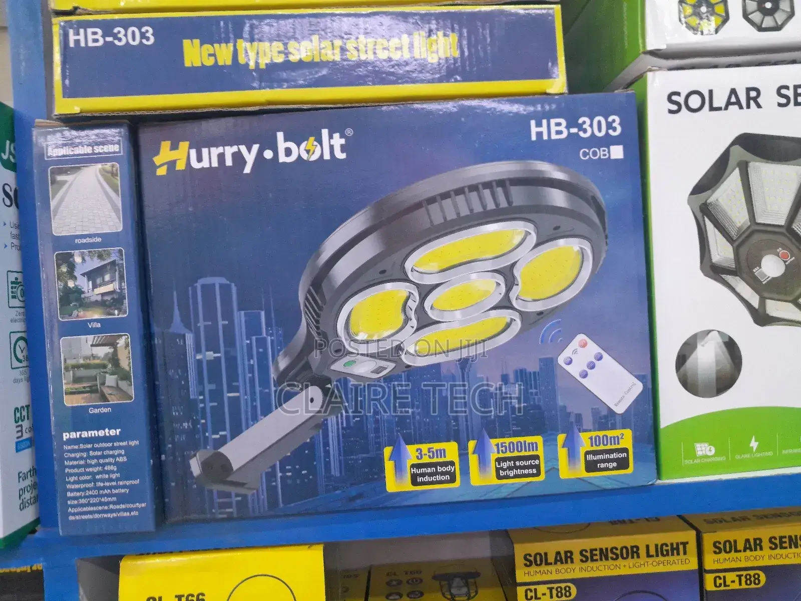 Hurry Bolt Solar Street Lamp With Human Body Induction