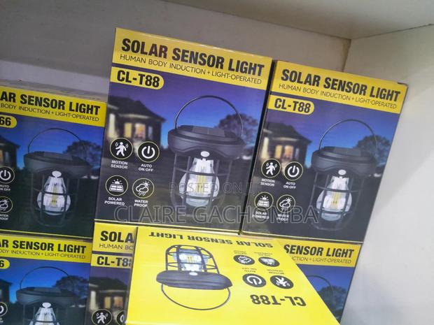 Solar Hanging Lamp With Motion Sensor - main view