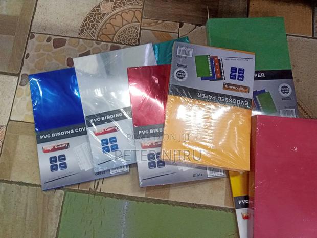 Binding Cover and Emborsed Paper Set Diffrent Colors - thumbnail 3