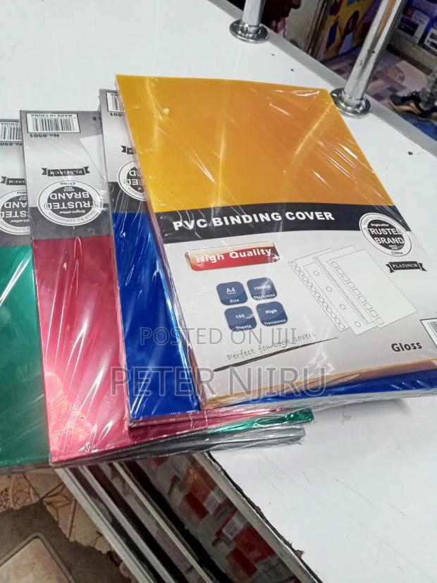 Embossed Paper Ream +BINDING COVER 100pcs/PKT A4SIZE - thumbnail 2