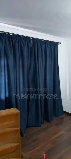 Blue Hooks Curtain Blue Hooks Curtain