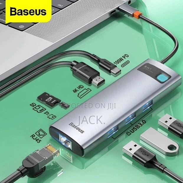 Baseus 8 in 1 Type C Hub - thumbnail 4