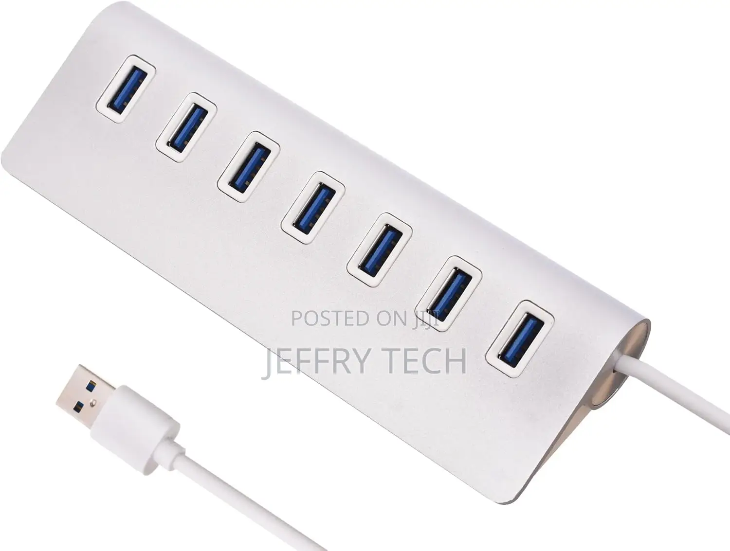 Support 2TB Metal Electric Switch HUB With 7 Ports USB 3.0 F