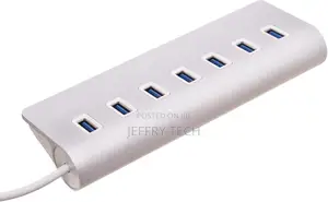 Support 2TB Metal Electric Switch HUB With 7 Ports USB 3.0 F