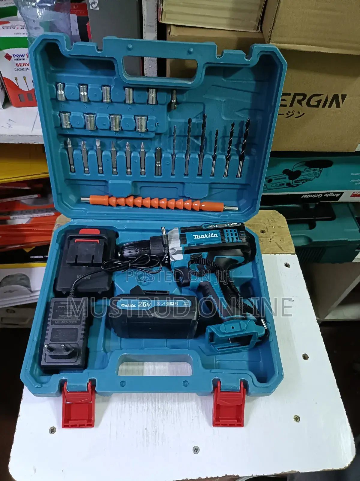 Cordless Drill With Bits