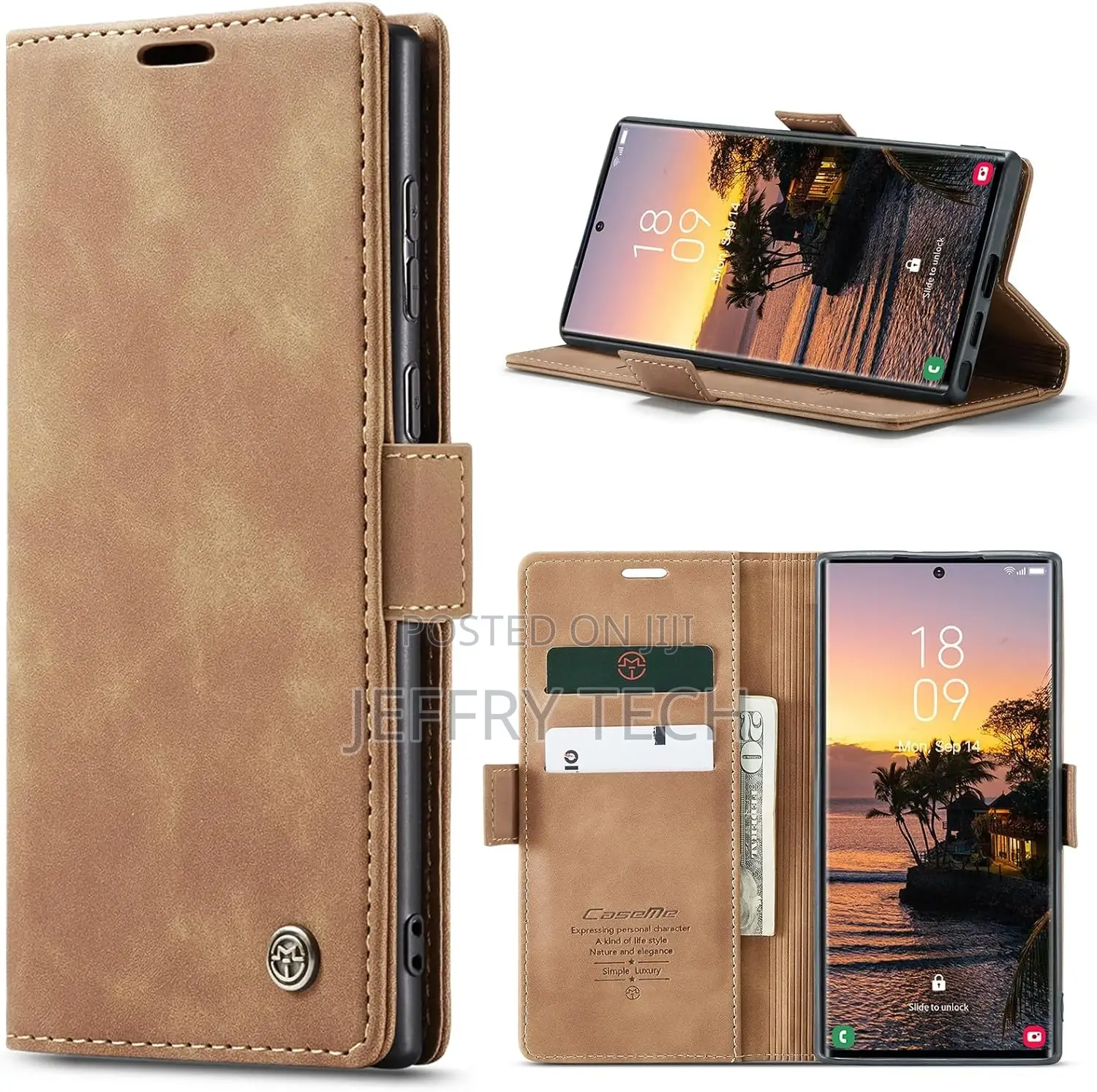 Samsung Galaxy S24 Ultra Flip Case Magnetic Stand Flip Prote