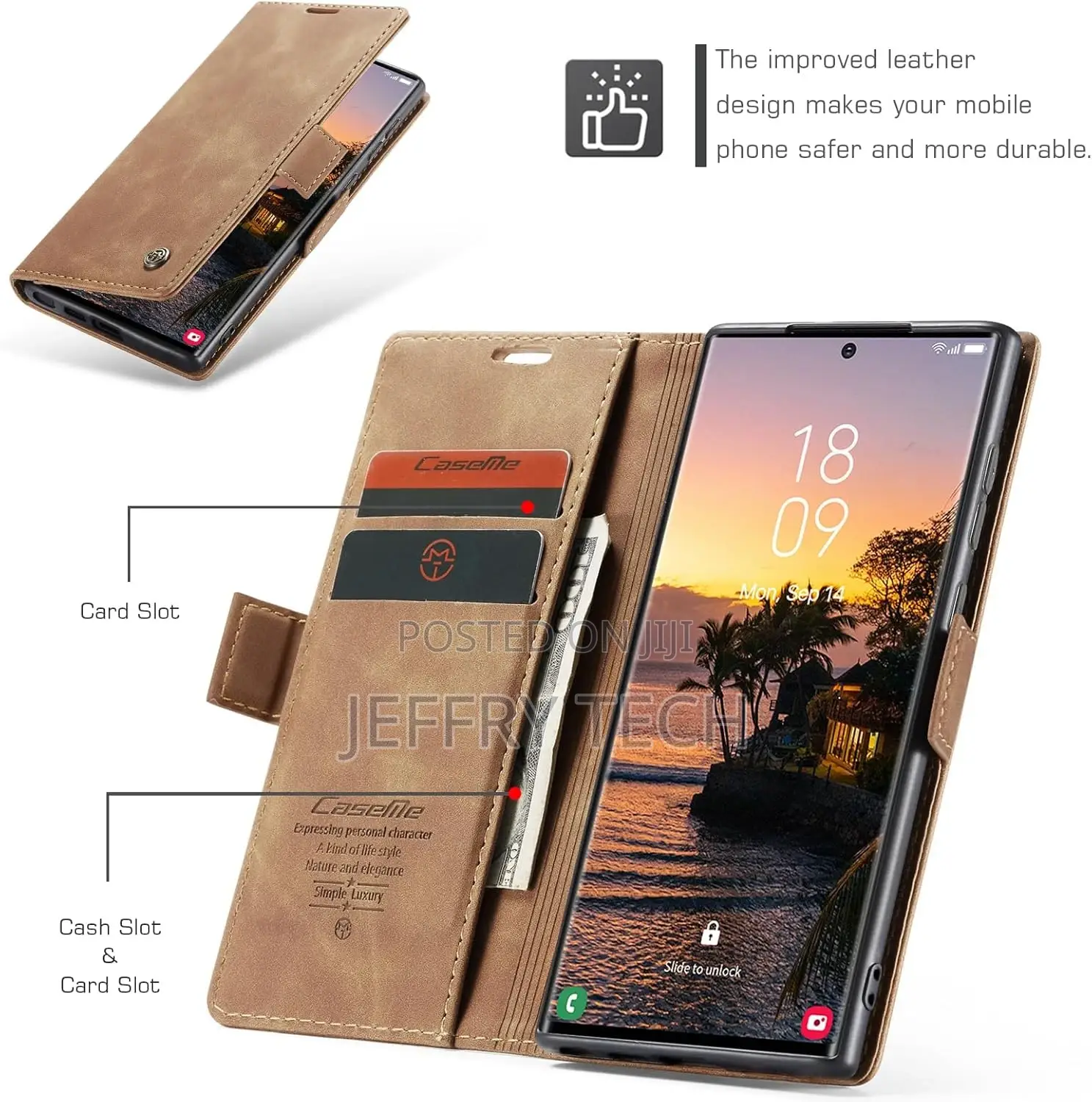 Samsung Galaxy S24 Ultra Flip Case Magnetic Stand Flip Prote