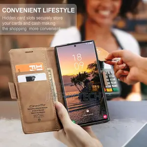 Samsung Galaxy S24 Ultra Flip Case Magnetic Stand Flip Prote