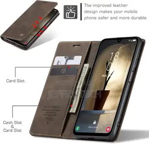 Samsung Galaxy A25 5G Coffee, Flip Case Magnetic Stand Flip