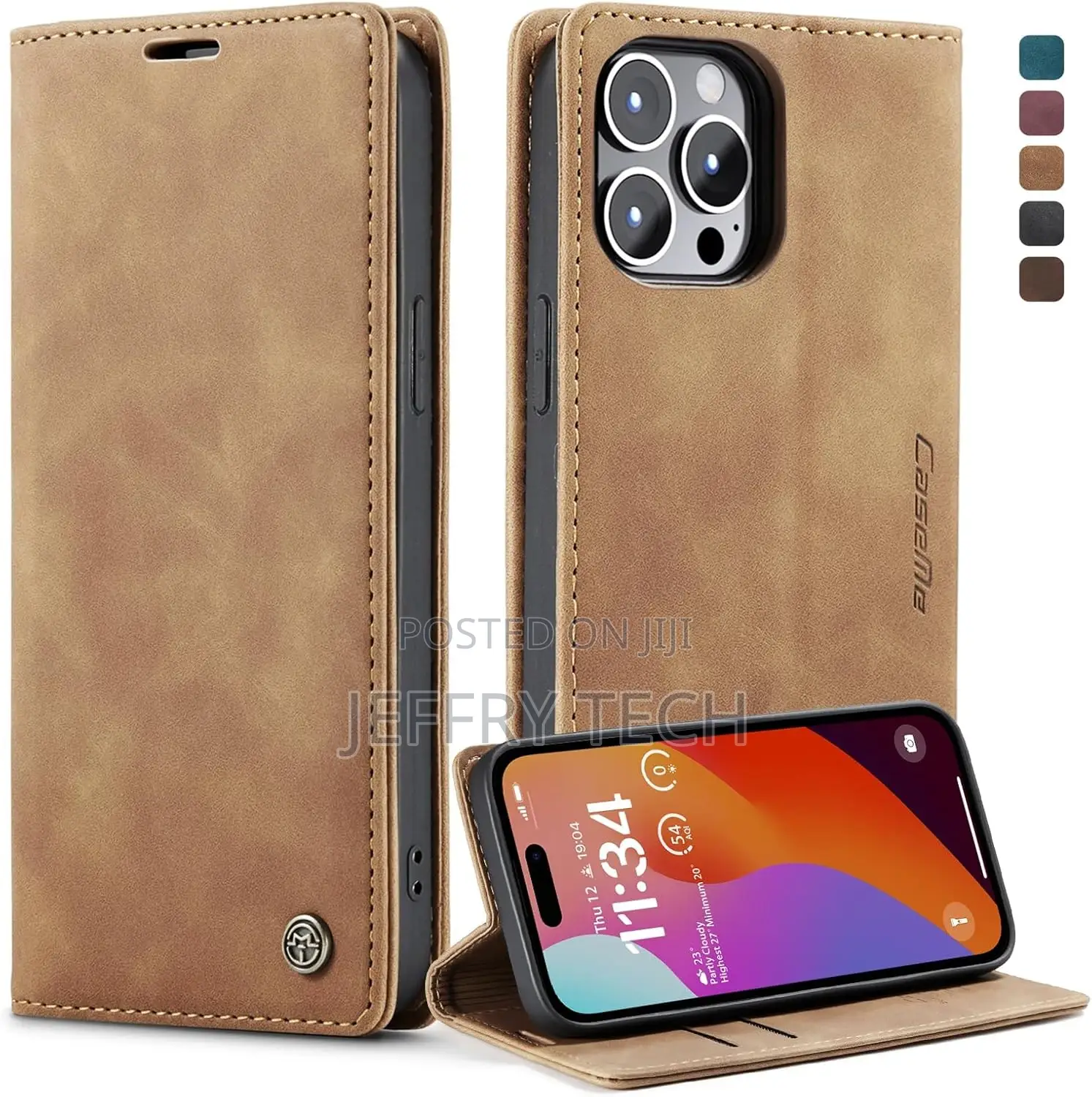 iPhone 15 Pro Max (6.7) Wallet Case,Soft PU Leather Flip Ca