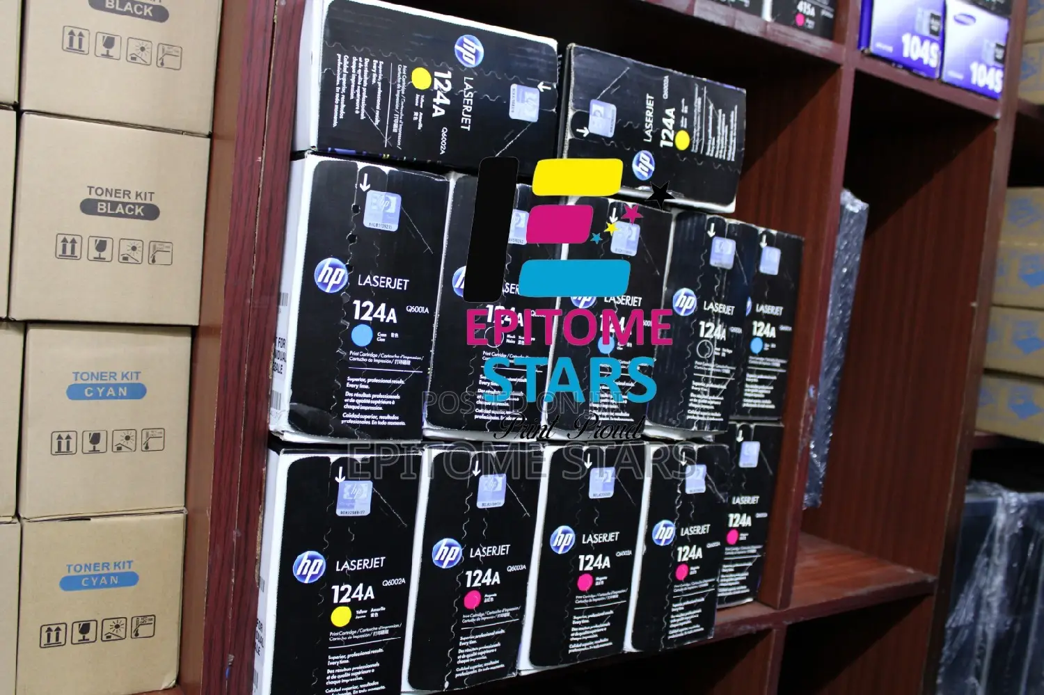 Hp124a Colorful With Laserjet Cm1015mfp