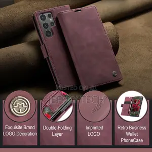 Samsung Galaxy S24 Ultra Wallet Case,Soft PU Leather Flip Ca