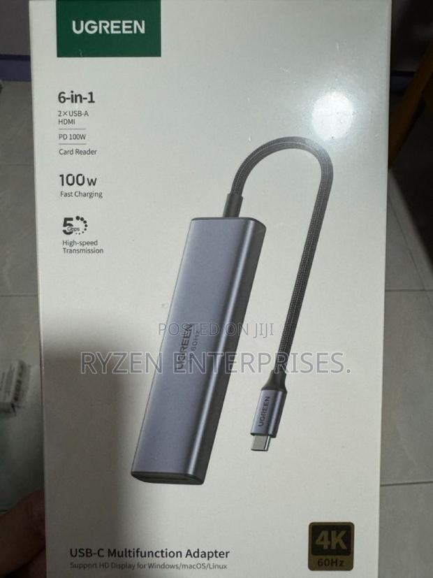 Ugreen 6-in-1 Usb-C Multifunction Adapter