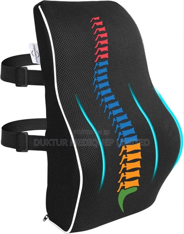 Ergonomic Memory Foam Back Cushion/ Lumber Support Pillow - thumbnail 4