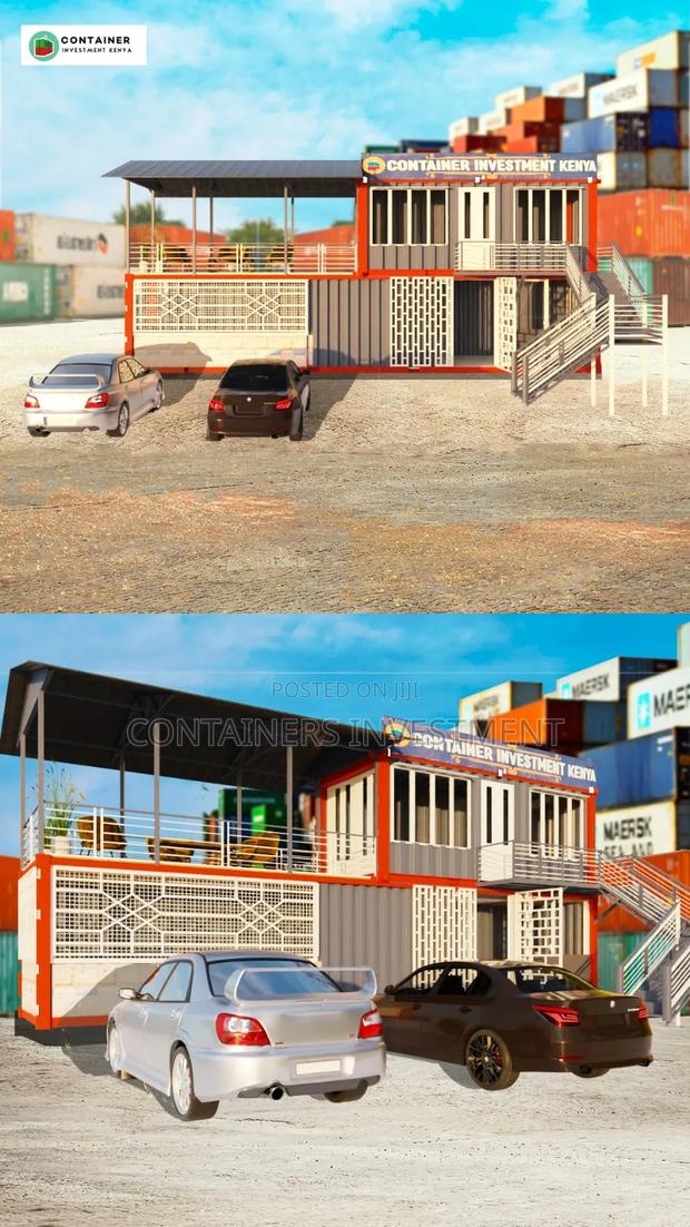 Container Offices Fabricated by Container Investment Kenya - main view