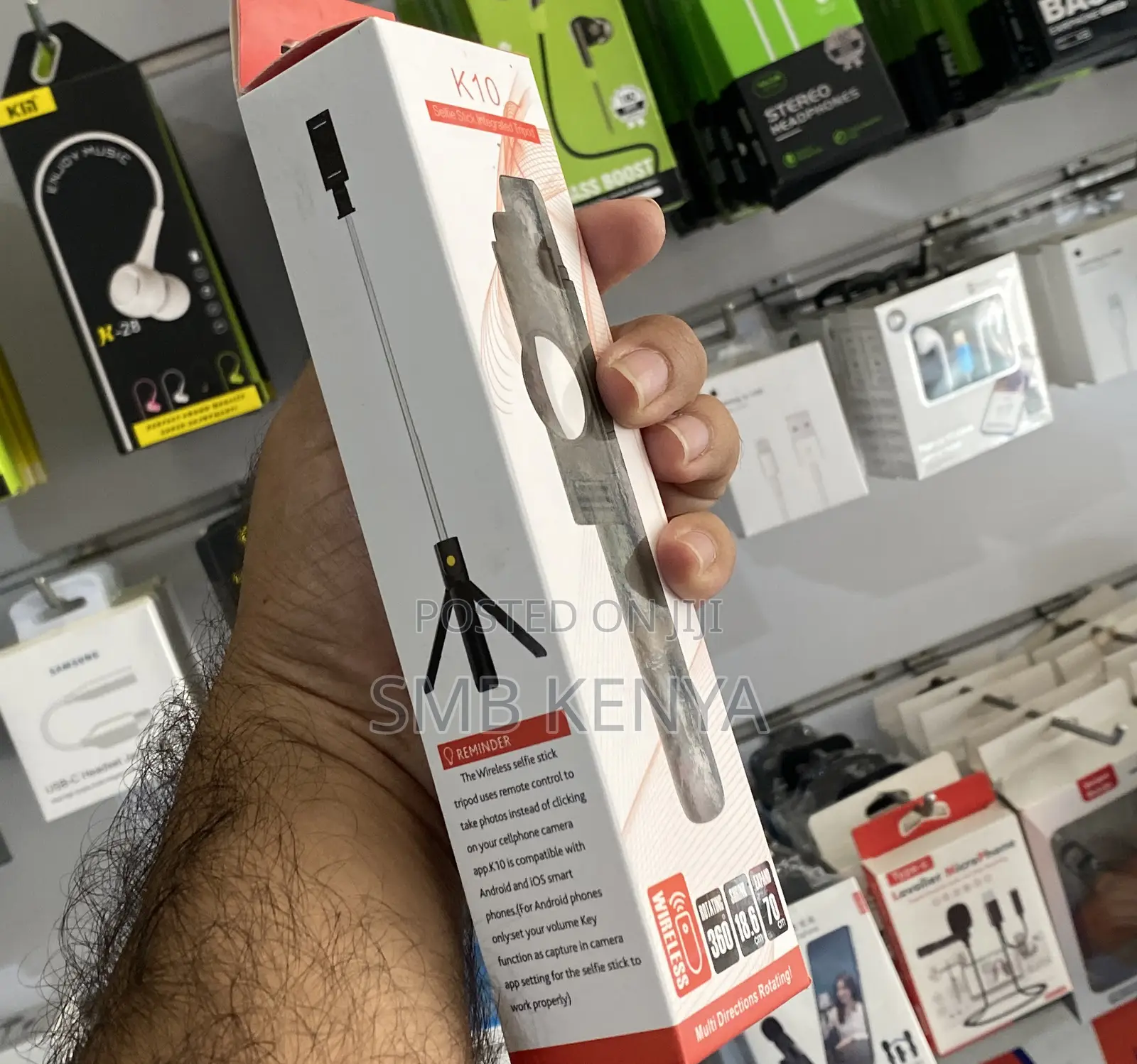 K-10 Selfie Stick Integrated Tripod