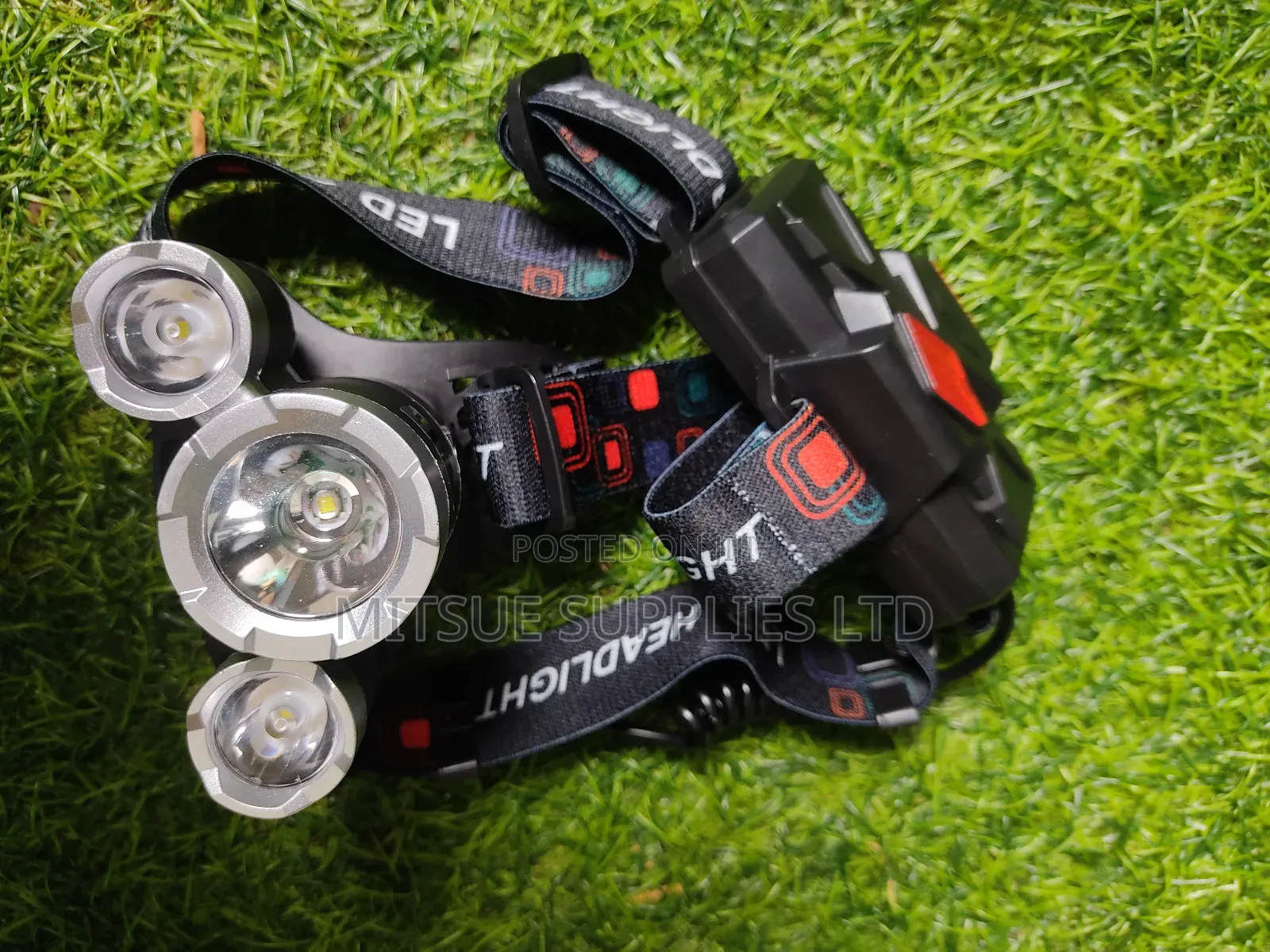 High Power Wearable Headlamp For Camping Or Cycling