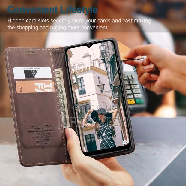 Samsung Galaxy A32 5g/M32 5G, Premium PU Leather Case Vintag - thumbnail 3