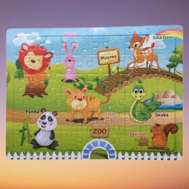 Zoo Wooden Puzzle Board - main view