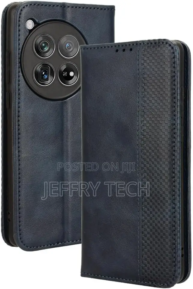 Wallet Case for Oneplus 12, Unique Weave Texture Sidebar | O