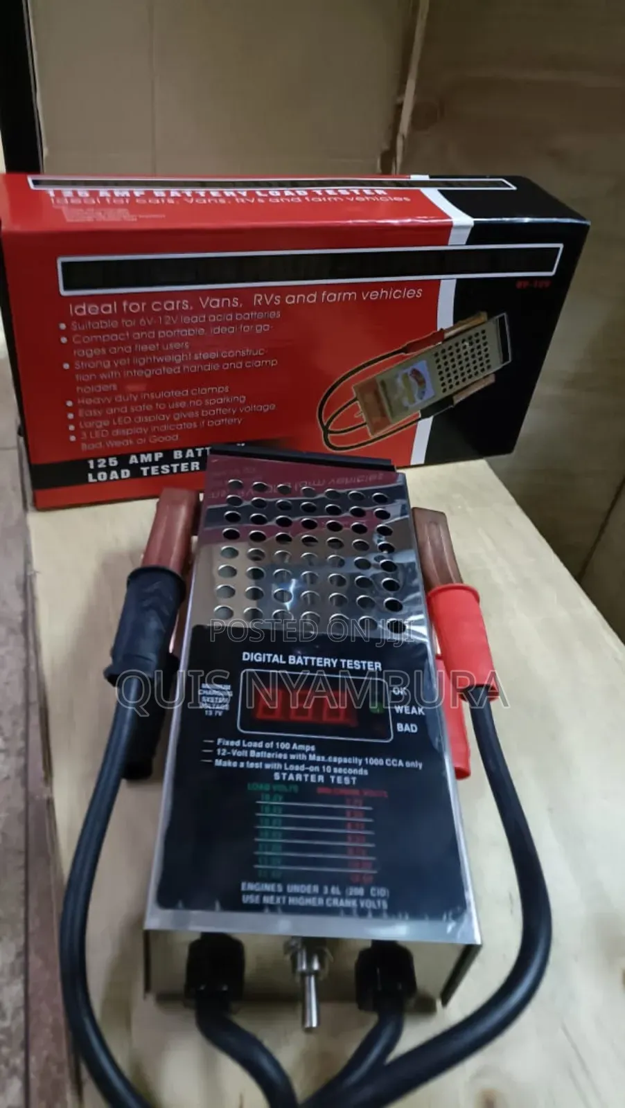 Battery Tester, Digital Tester