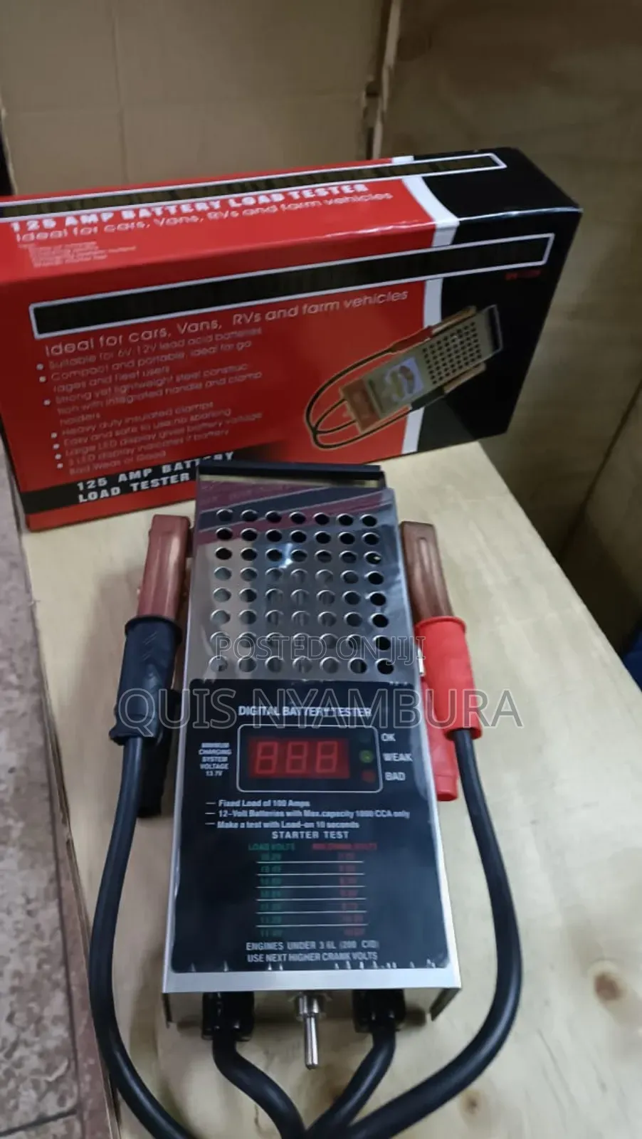Battery Tester, Digital Tester.