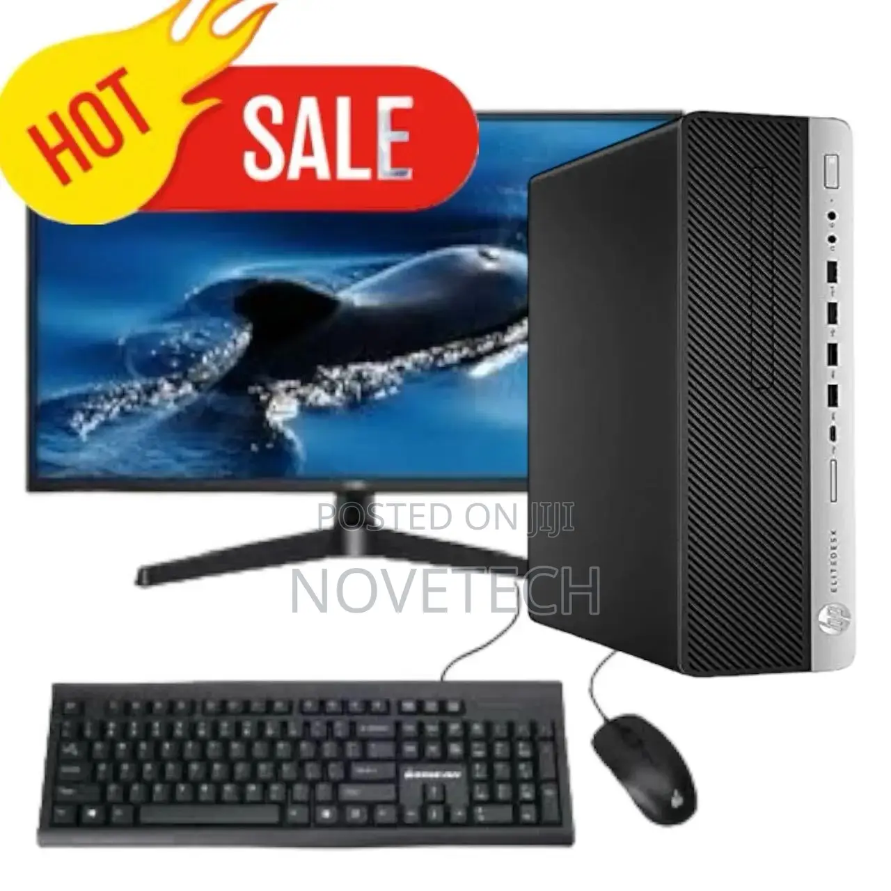 Desktop Computer HP ProDesk 600 G3 8GB Intel Core I5 HDD+SSD 500GB