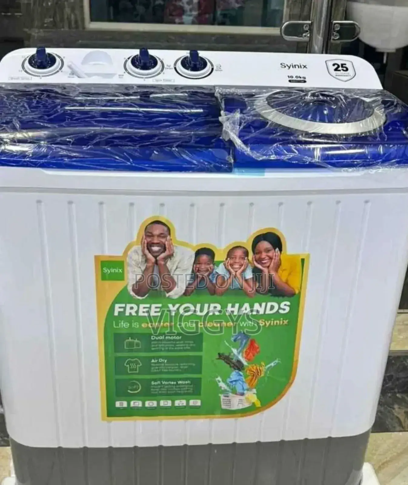 Long Term Synix 10kg Twin Tub Washing Machine