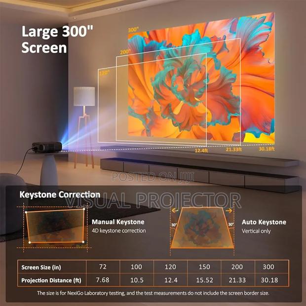 Nexigo Pj40 Ultra Android Projector Autofocus - thumbnail 4