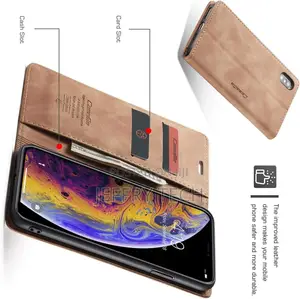 QLTYPRI iPhone X Case iPhone Xs Case Vintage PU Leather Wall