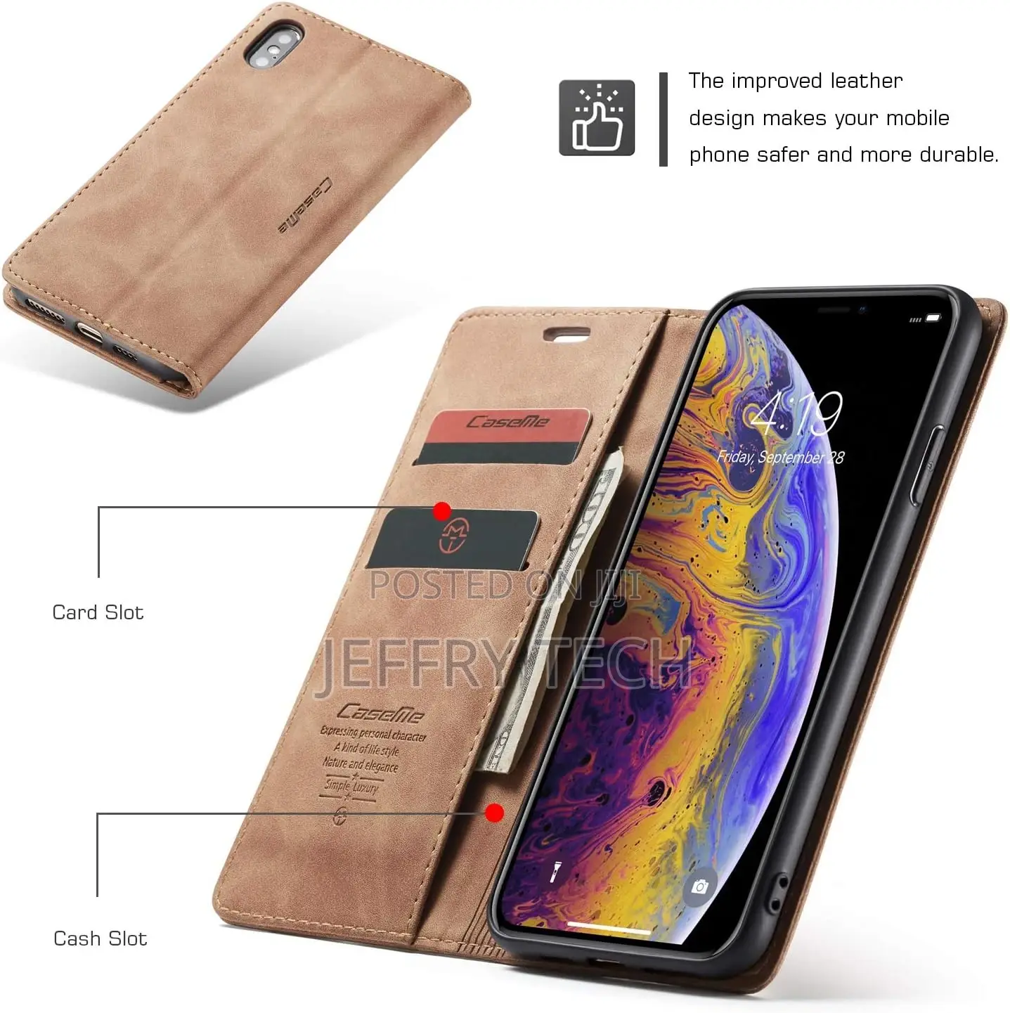 QLTYPRI iPhone X Case iPhone Xs Case Vintage PU Leather Wall