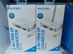 2 in 1 Mini Displayport to Hdmi/Vga Converter Cable- Vention