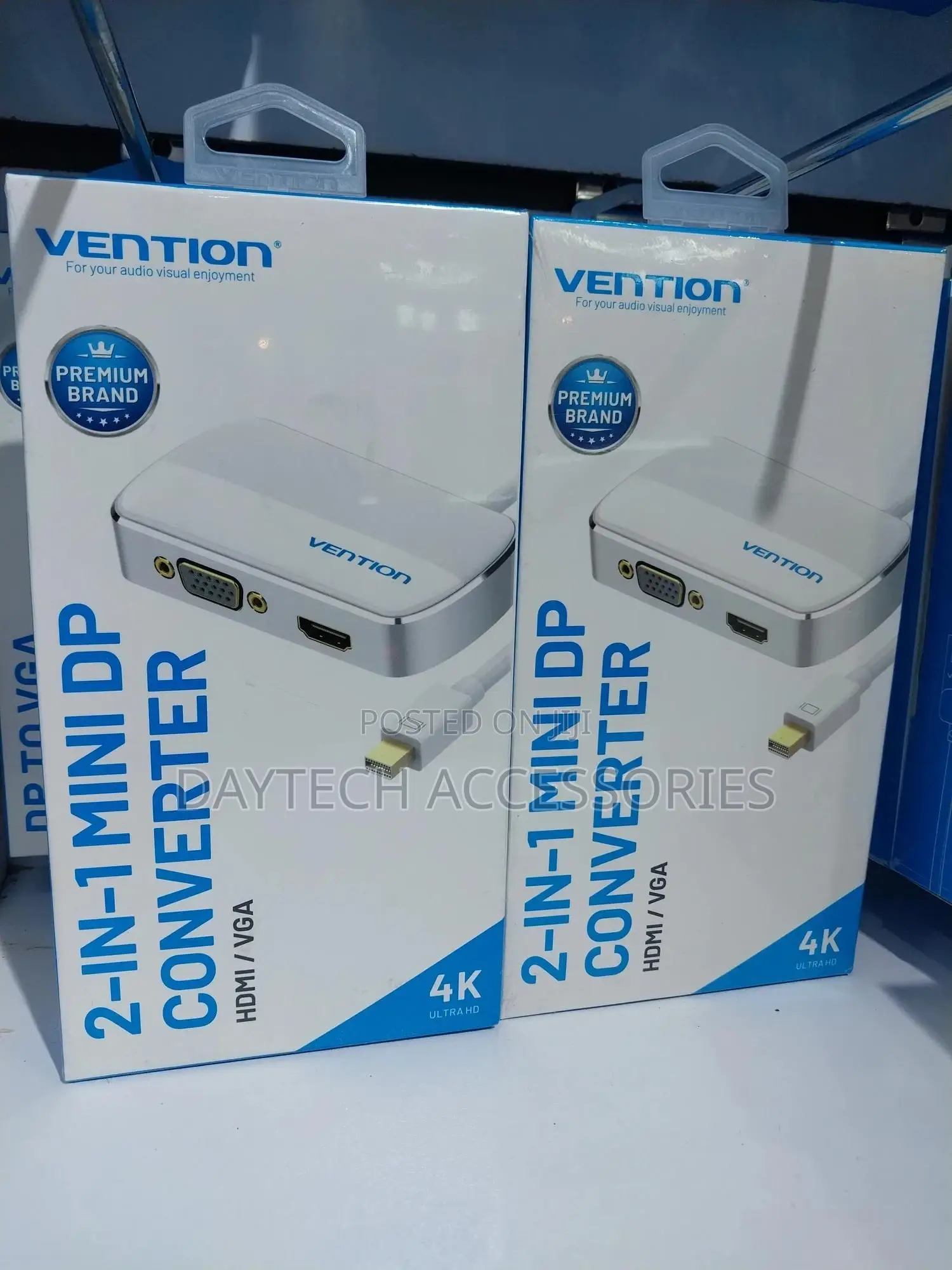 2 in 1 Mini Displayport to Hdmi/Vga Converter Cable- Vention