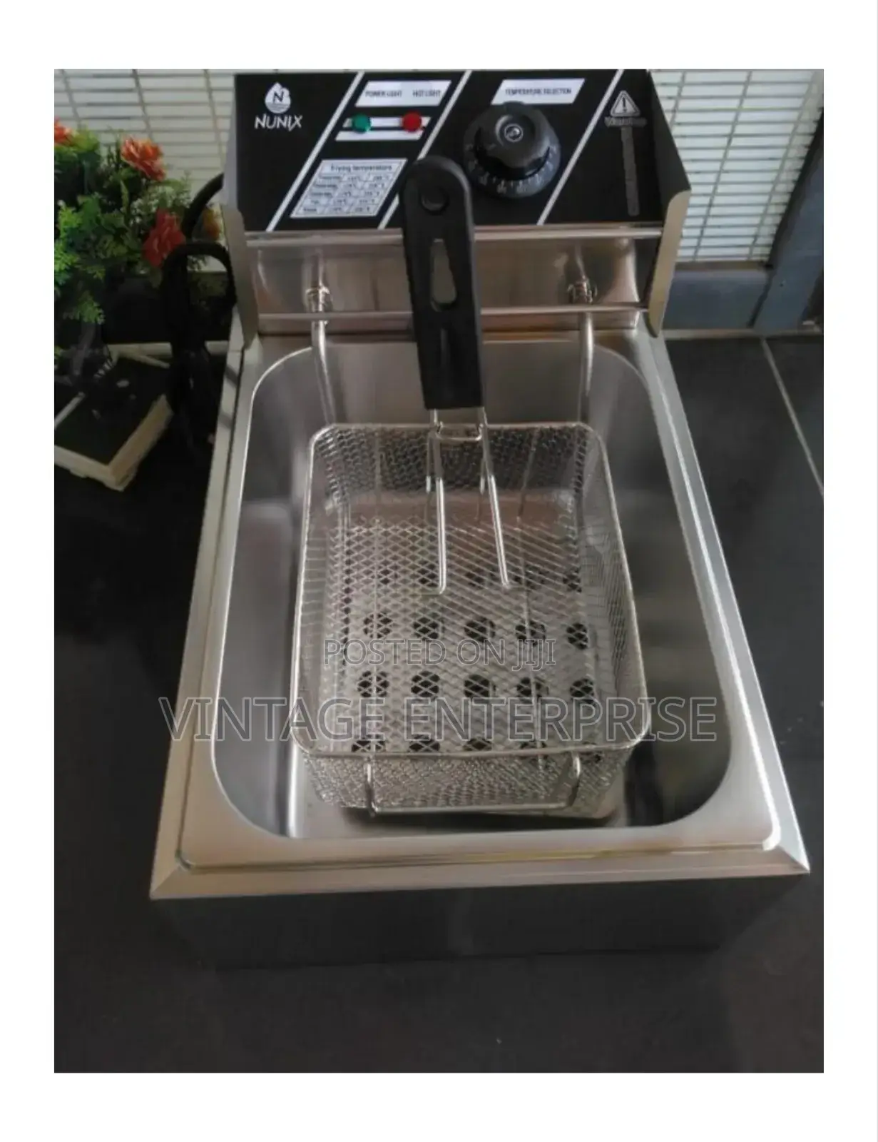 Nunix Single Electric Deep Fryer (Chips Fryer ) .••√