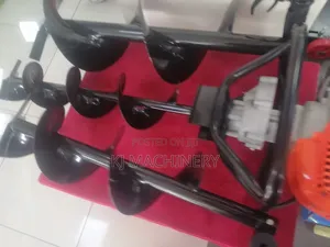 Gasoline Earth Auger With 3 Auger Bits.