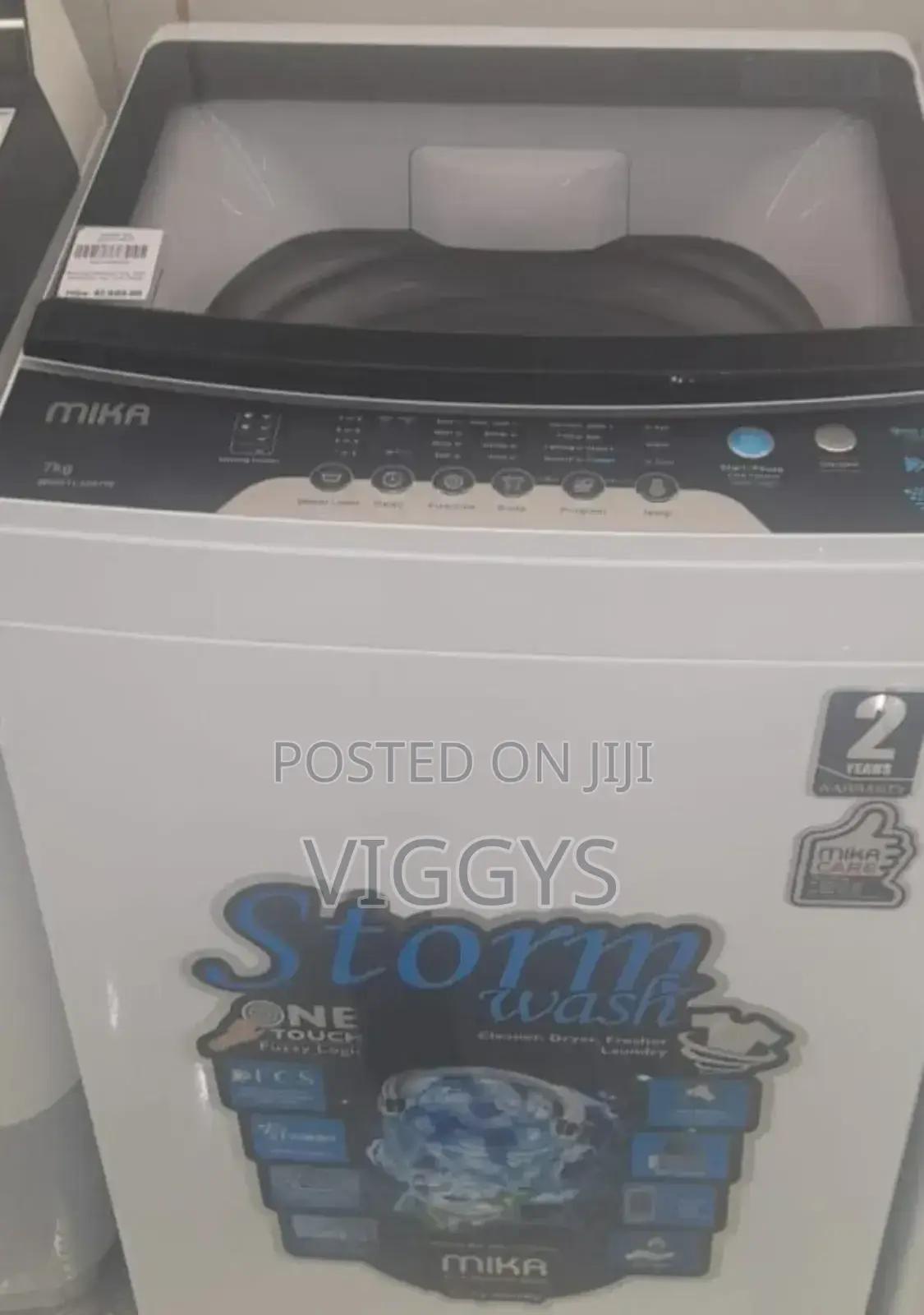 Adorable 7kgs Fully Automatic Top Load Mika Washing Machine