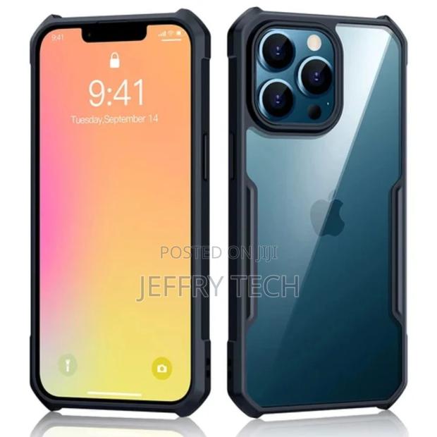 MACSAK Xundd Back Cover Case for Apple iPhone 13 Pro (Black)