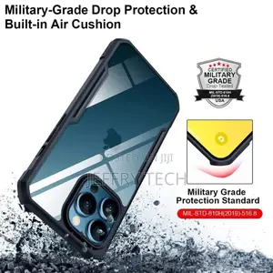 MACSAK Xundd Back Cover Case for Apple iPhone 13 Pro (Black)
