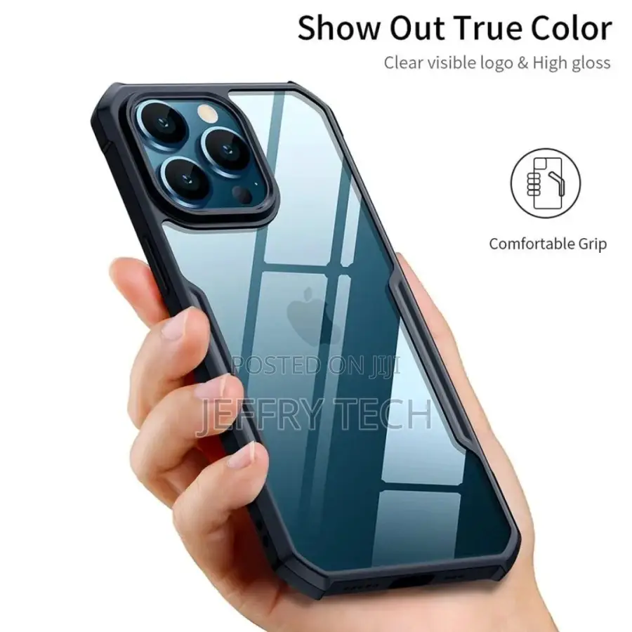 MACSAK Xundd Back Cover Case for Apple iPhone 13 Pro (Black)