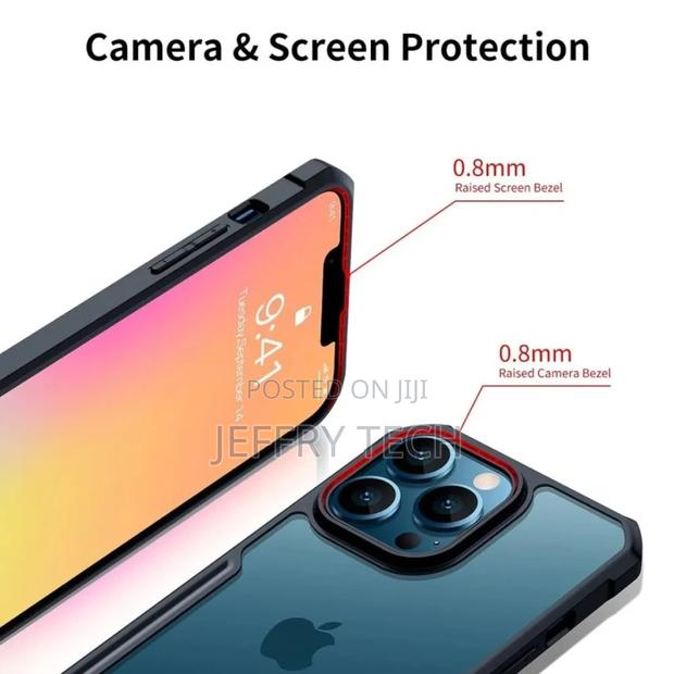 MACSAK Xundd Back Cover Case for Apple iPhone 13 Pro (Black) - thumbnail 4