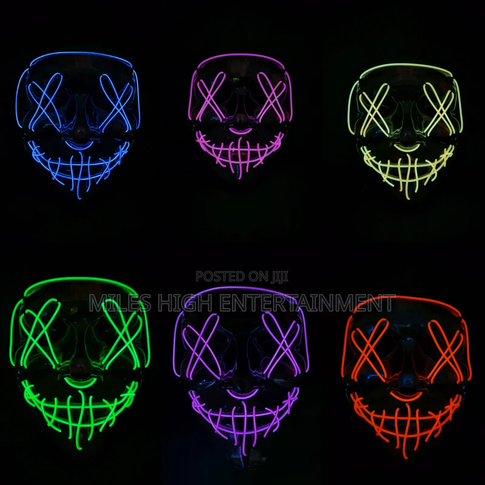 LED Glow Mask for Halloween Party