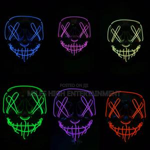 LED Glow Mask for Halloween Party - thumbnail 2