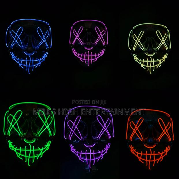 LED Glow Mask for Halloween Party - main view